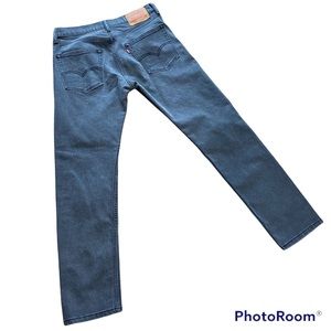 Levi's 502 Regular Taper Jeans Sz 32 Faded Black